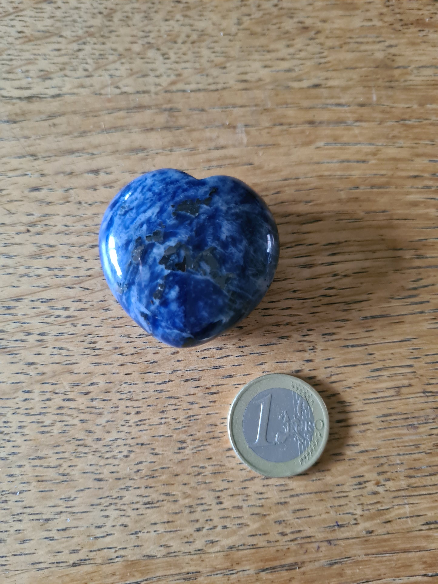 Galet Cœur Sodalite 40 mm