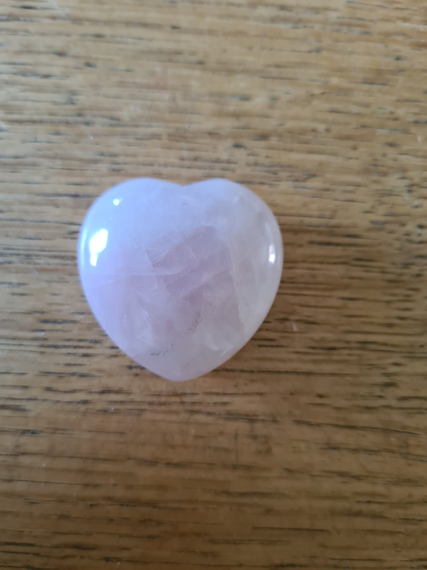 Galets Cœur Quartz Rose