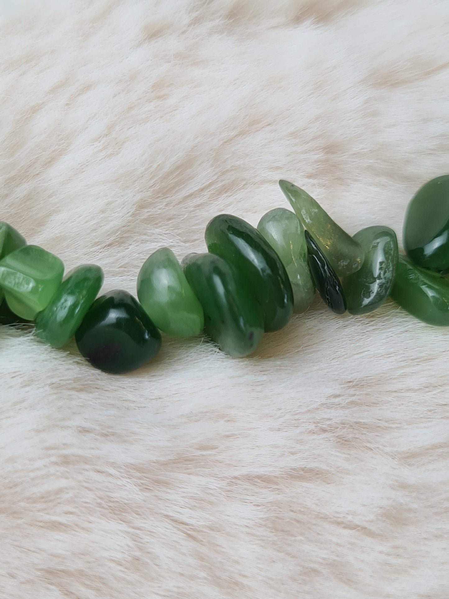 Bracelet baroque Jade Néphrite