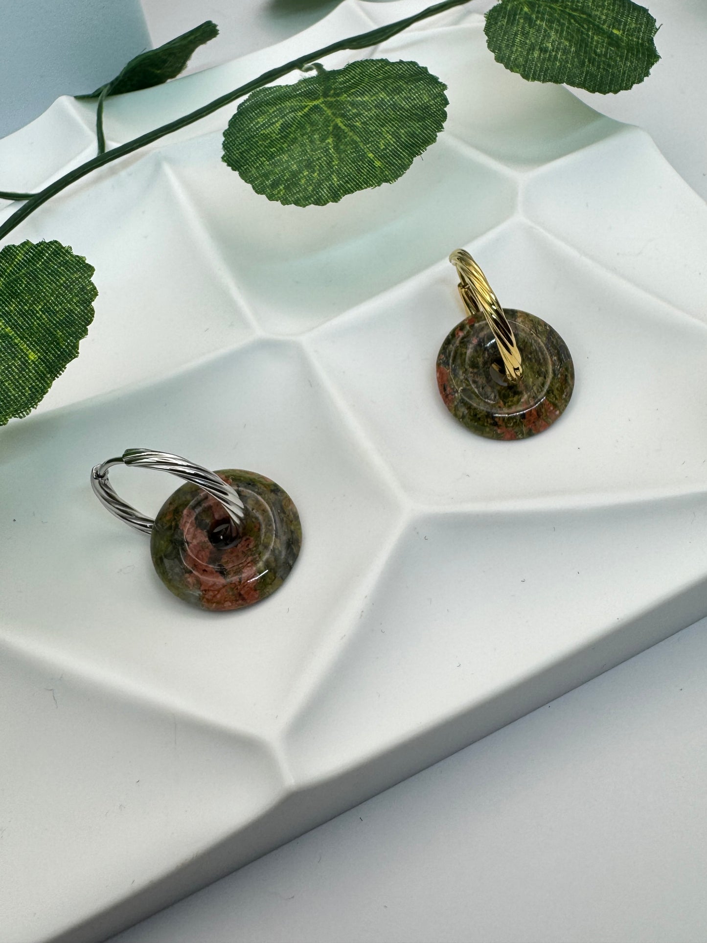 Donut Unakite 20mm