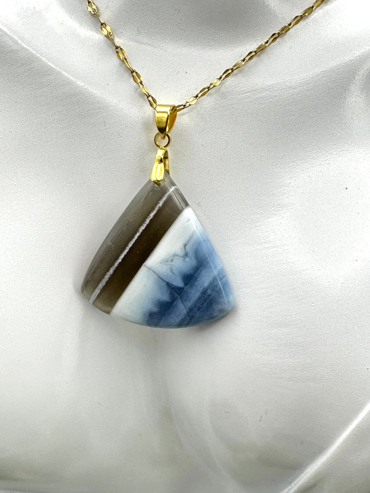 Pendentif Opale Owyhee triangle