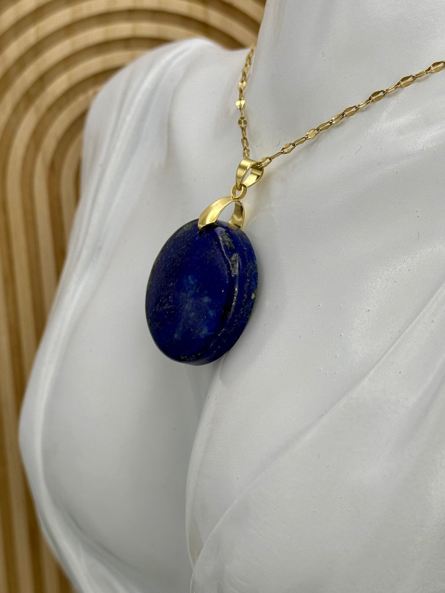 Pendentif Rond Lapis Lazuli