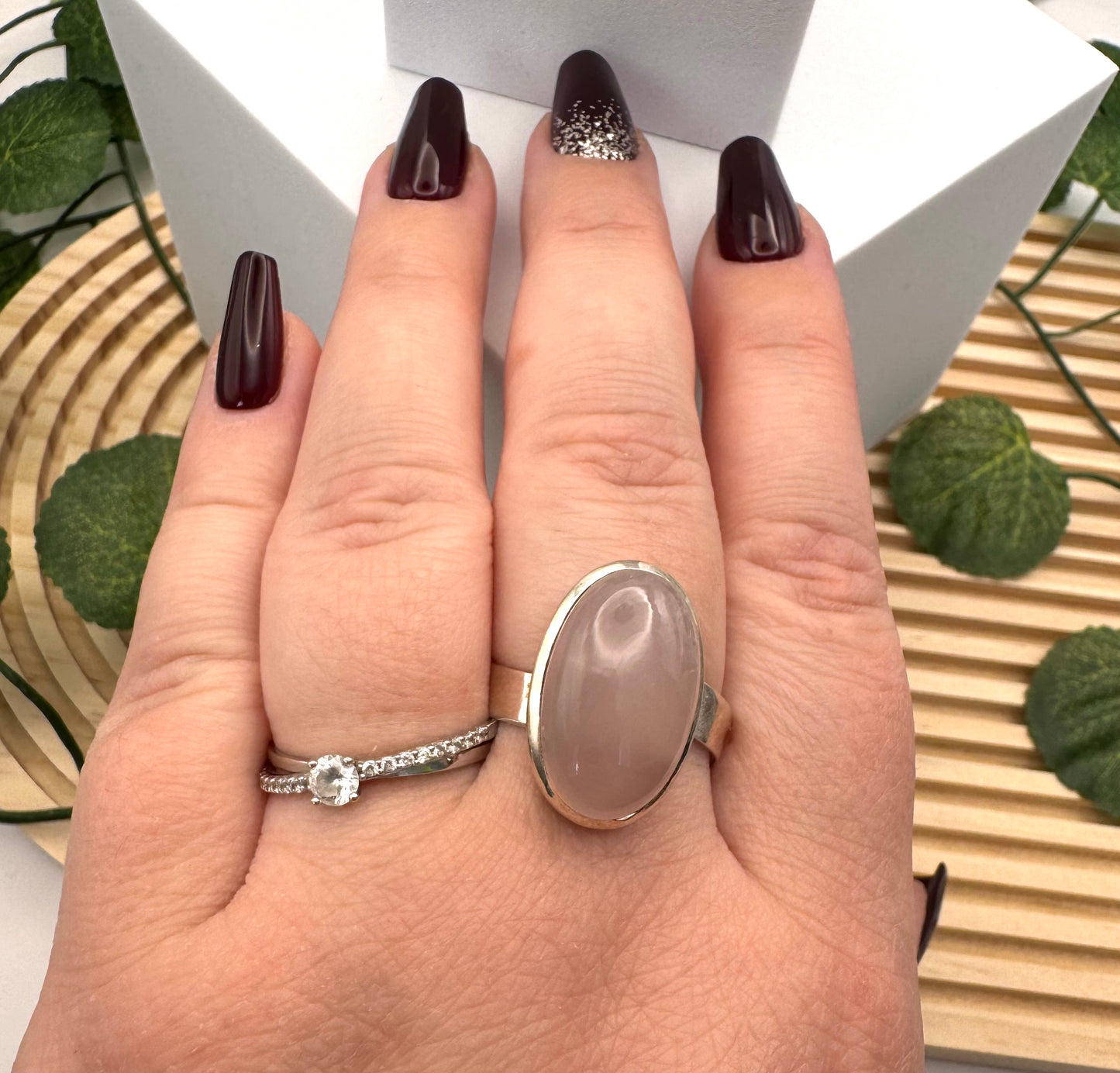 Bague Quartz Rose