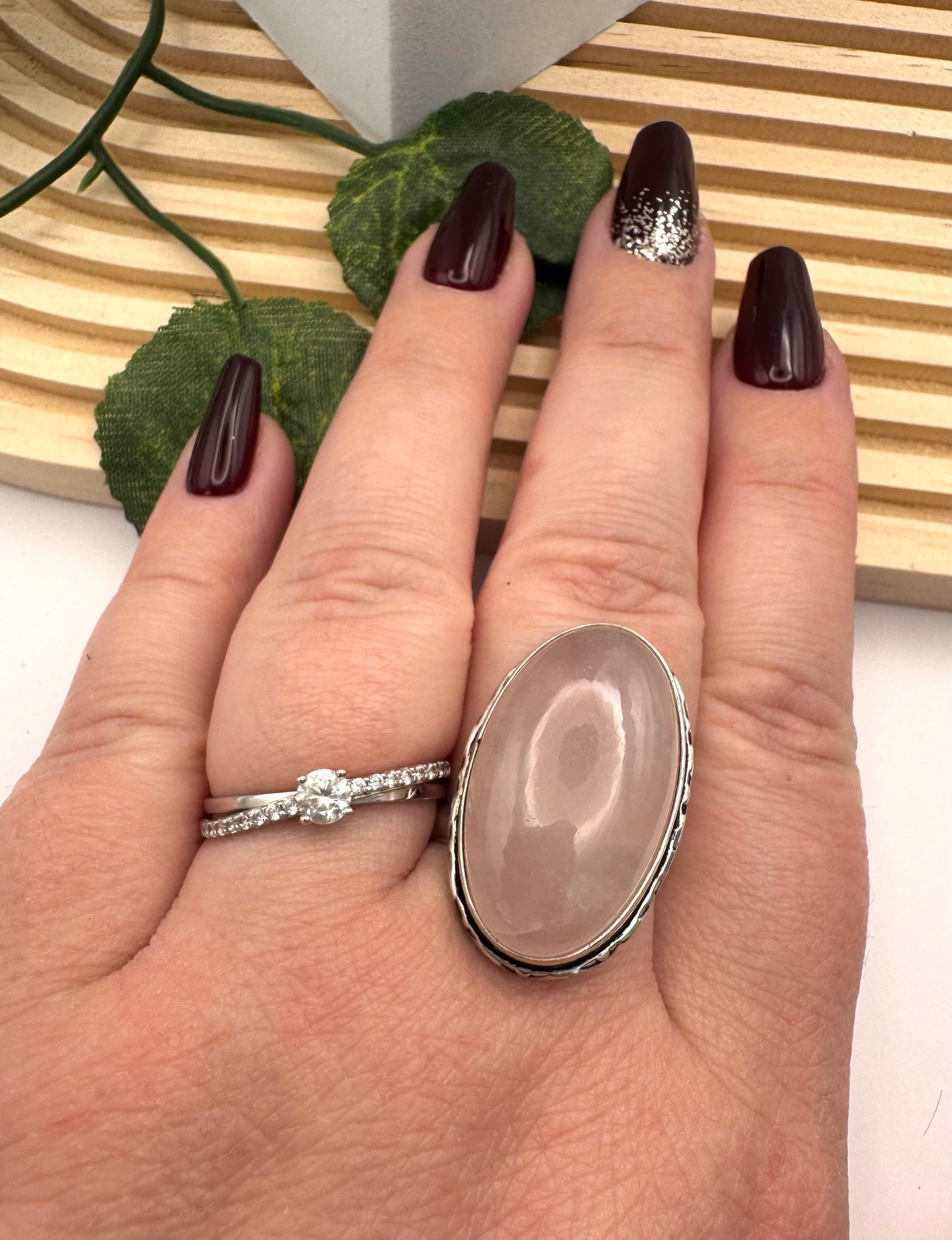 Bague Quartz Rose
