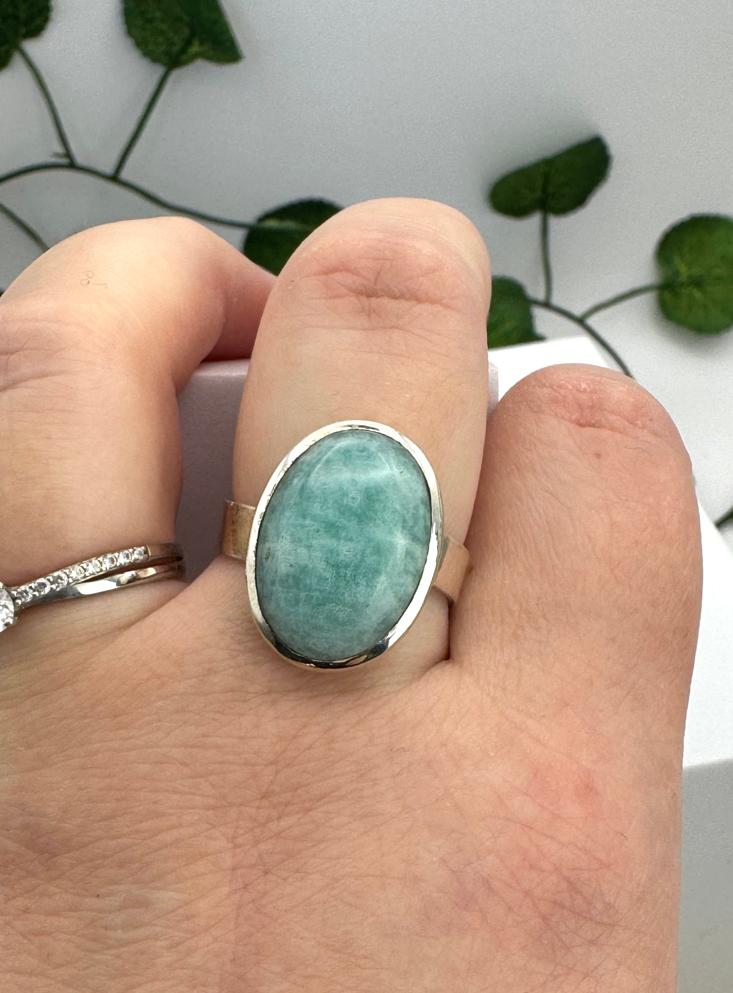 Bague Amazonite