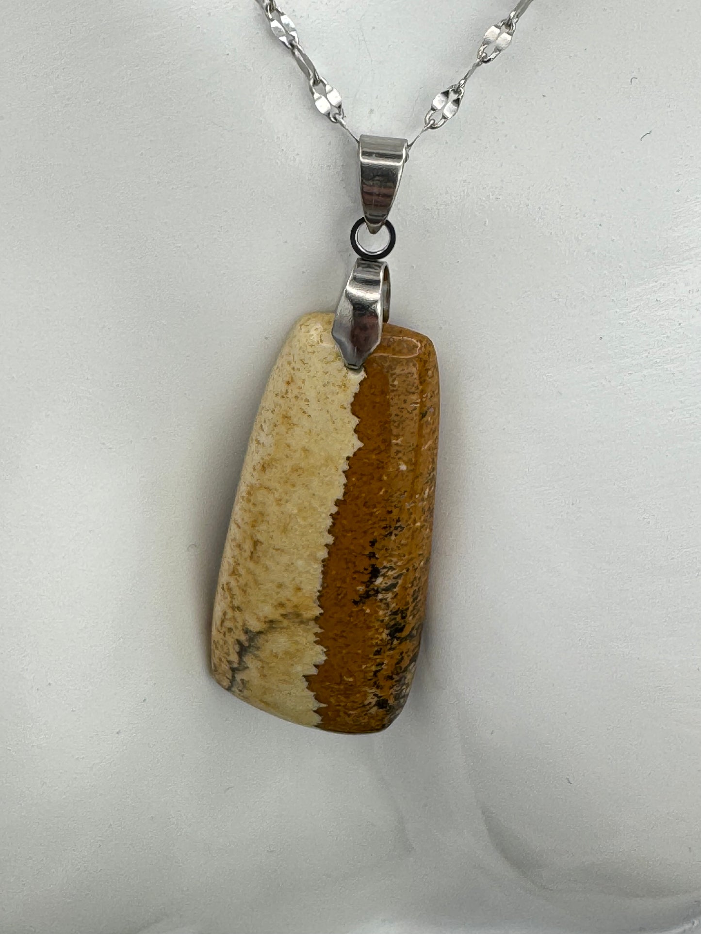 Pendentif Jaspe Paysage