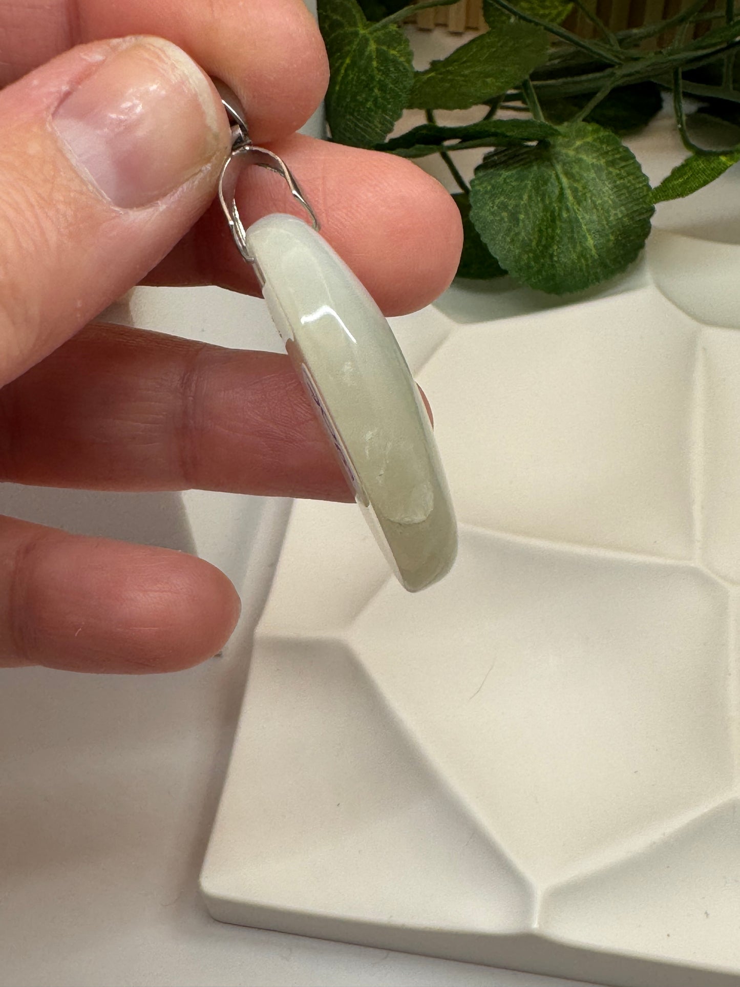 Pendentif Pierre de Lune blanche