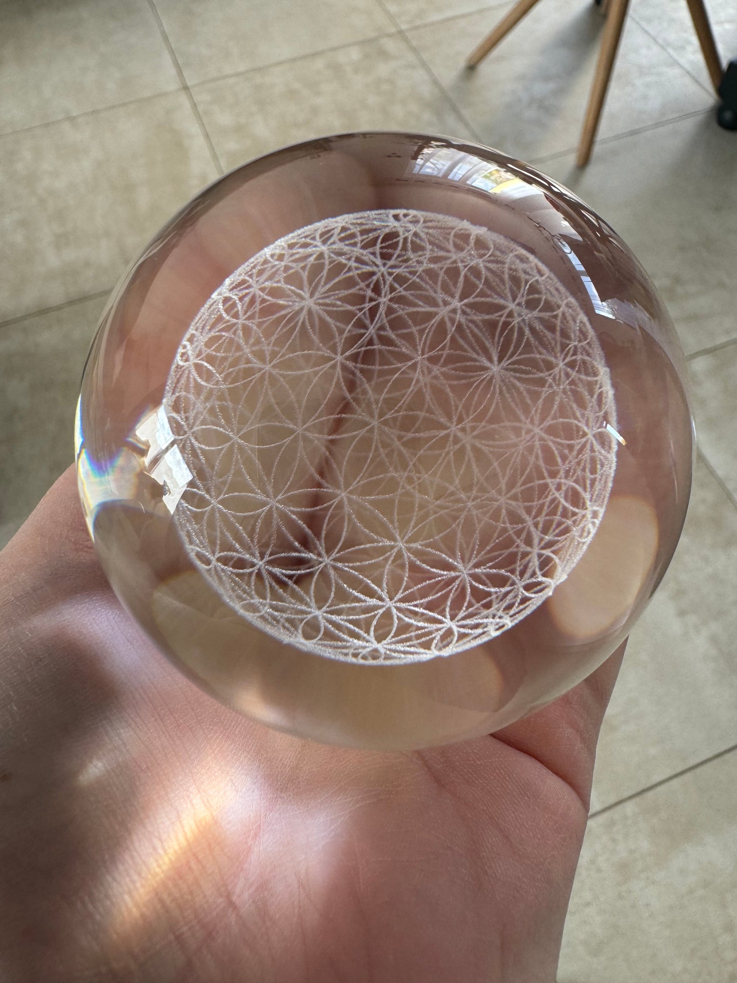 Grande Sphère fleur de vie