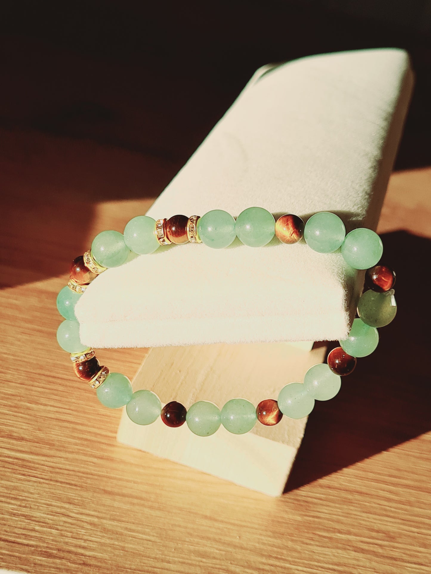 Bracelets perles 8 mm fil élastique