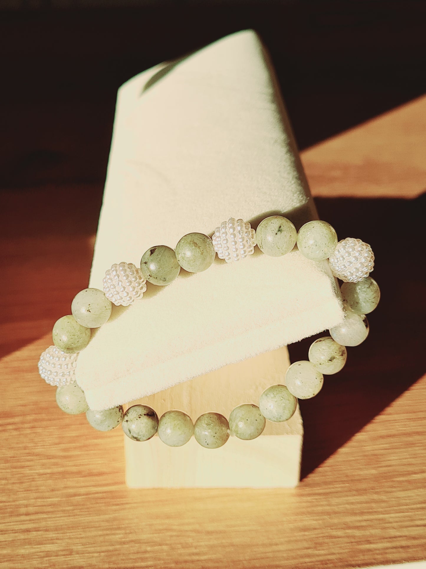 Bracelets perles 8 mm fil élastique