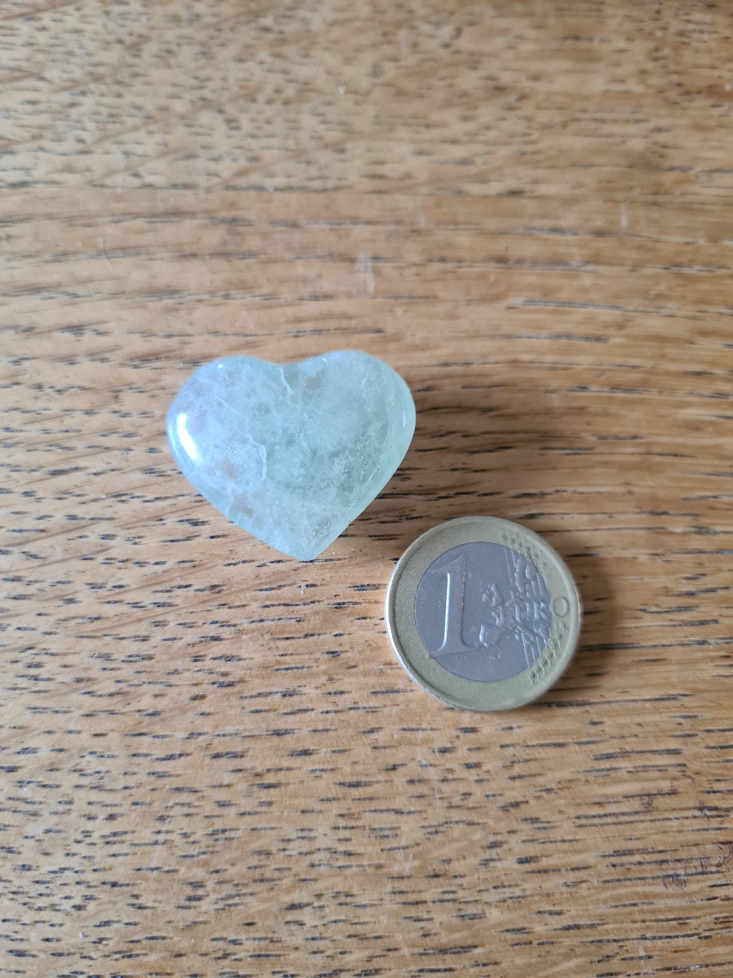 Green Fluorite Heart Pebble