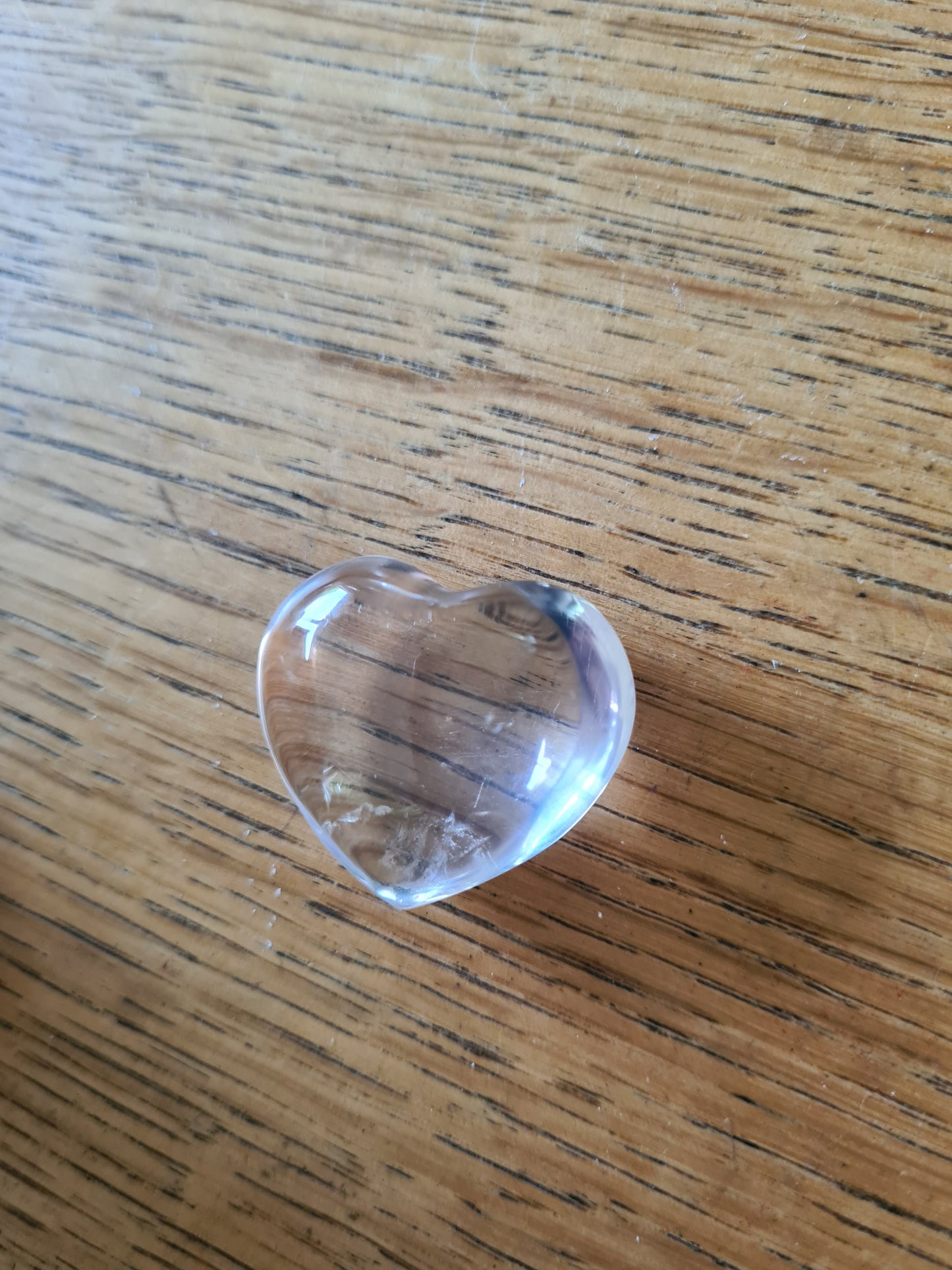 Rock Crystal Heart Pebbles