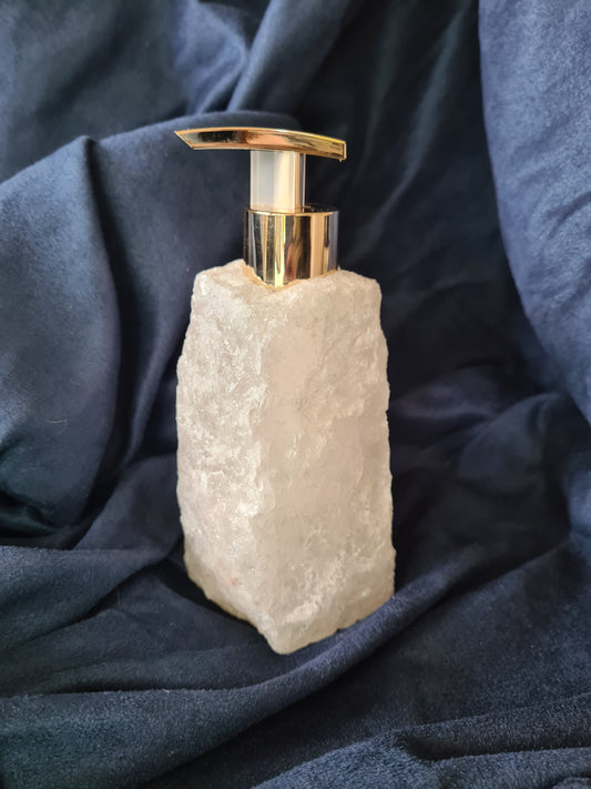 Rough Rock Crystal Soap Dispenser of Extra Quality