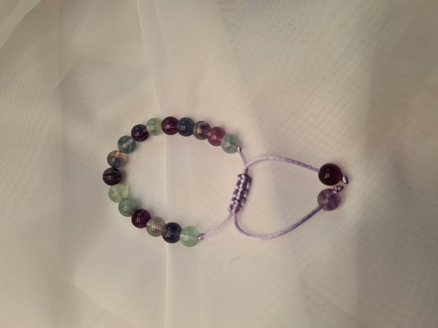 Bracelets perles 8 mm Fil satin