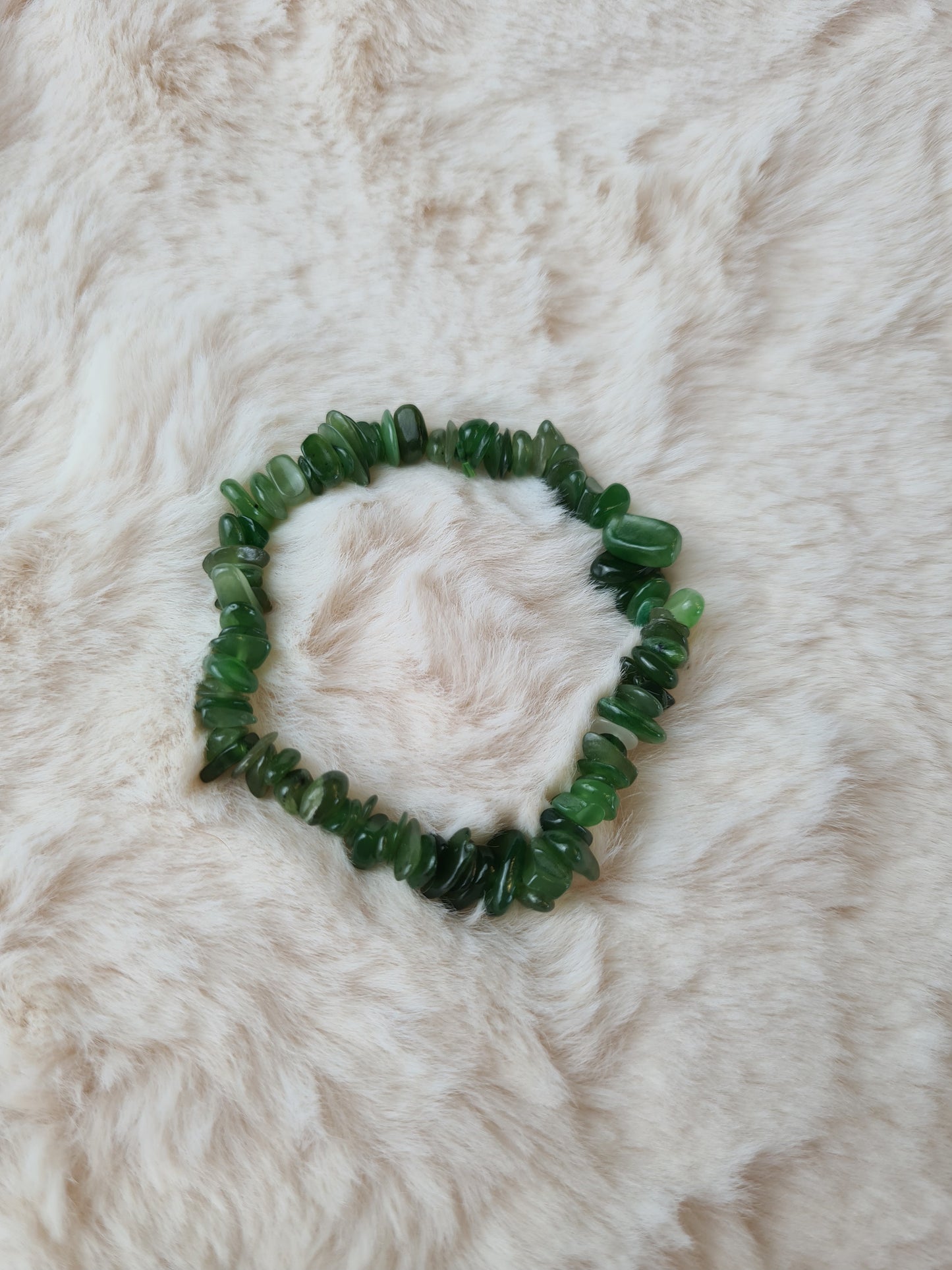 Bracelet baroque Jade Néphrite