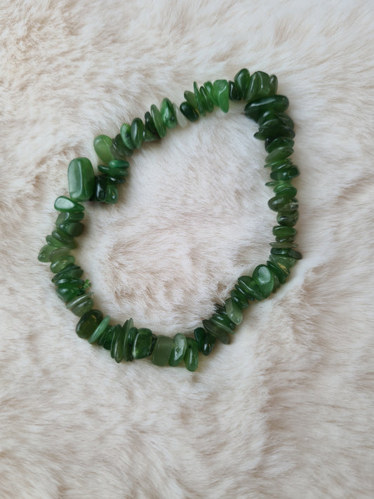 Bracelet baroque Jade Néphrite