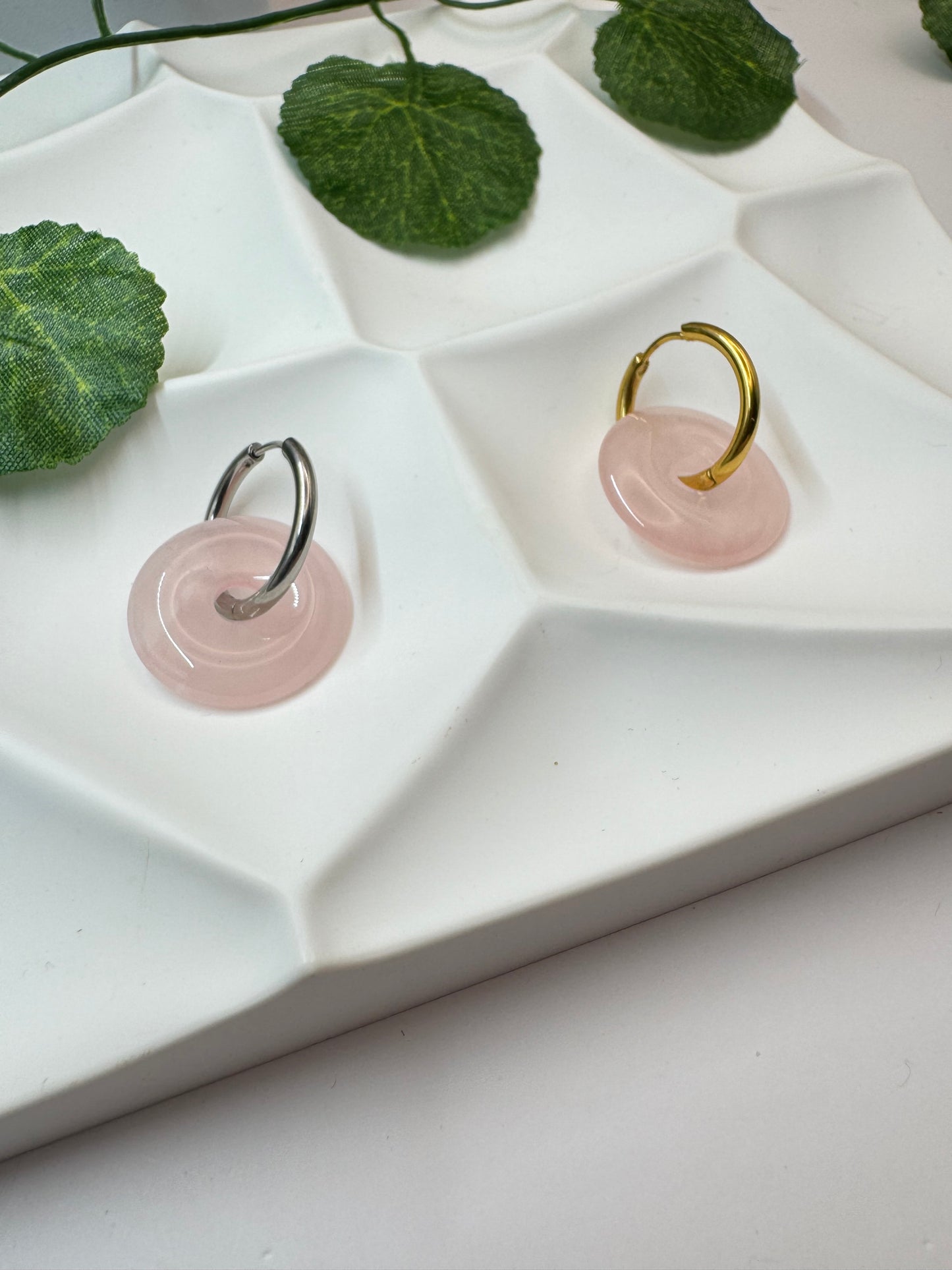 Donut Quartz Rose 20mm