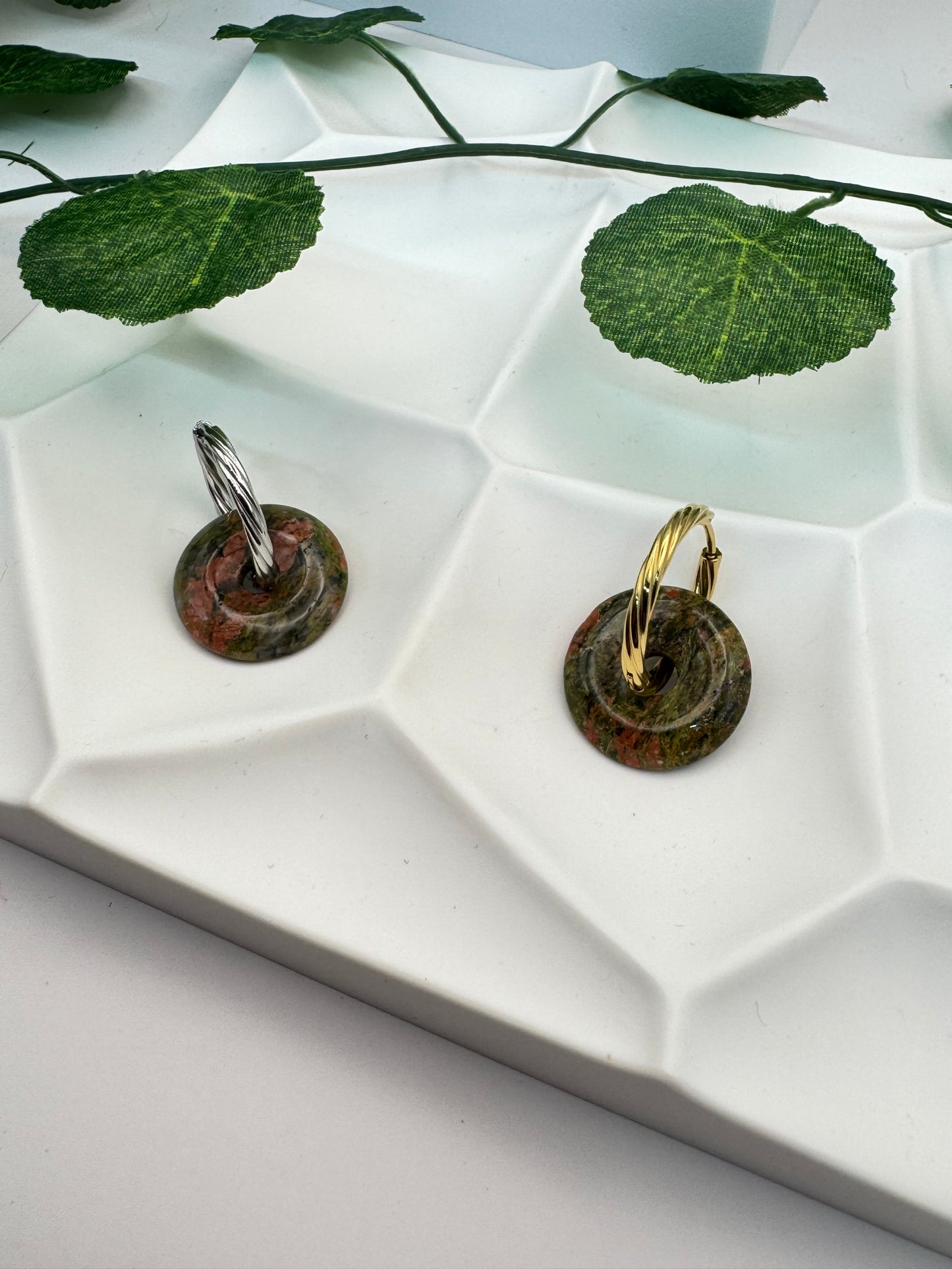 Donut Unakite 20mm