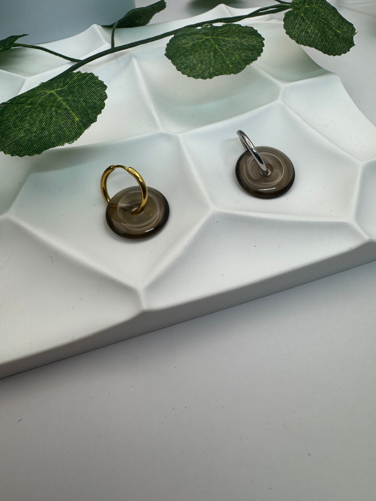 Donut Quartz Fumé 20mm