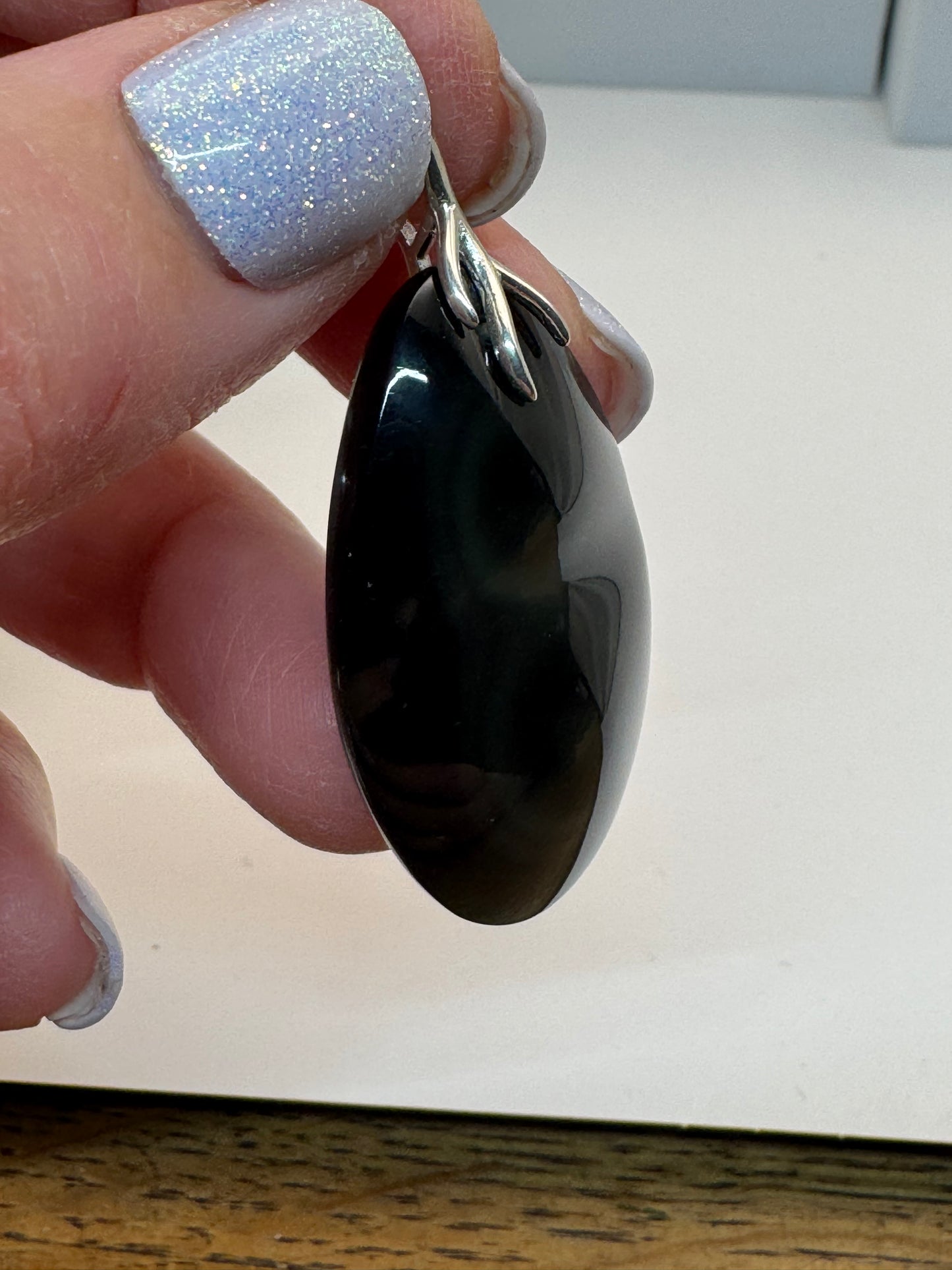 Pendentif Obsidienne Œil Céleste