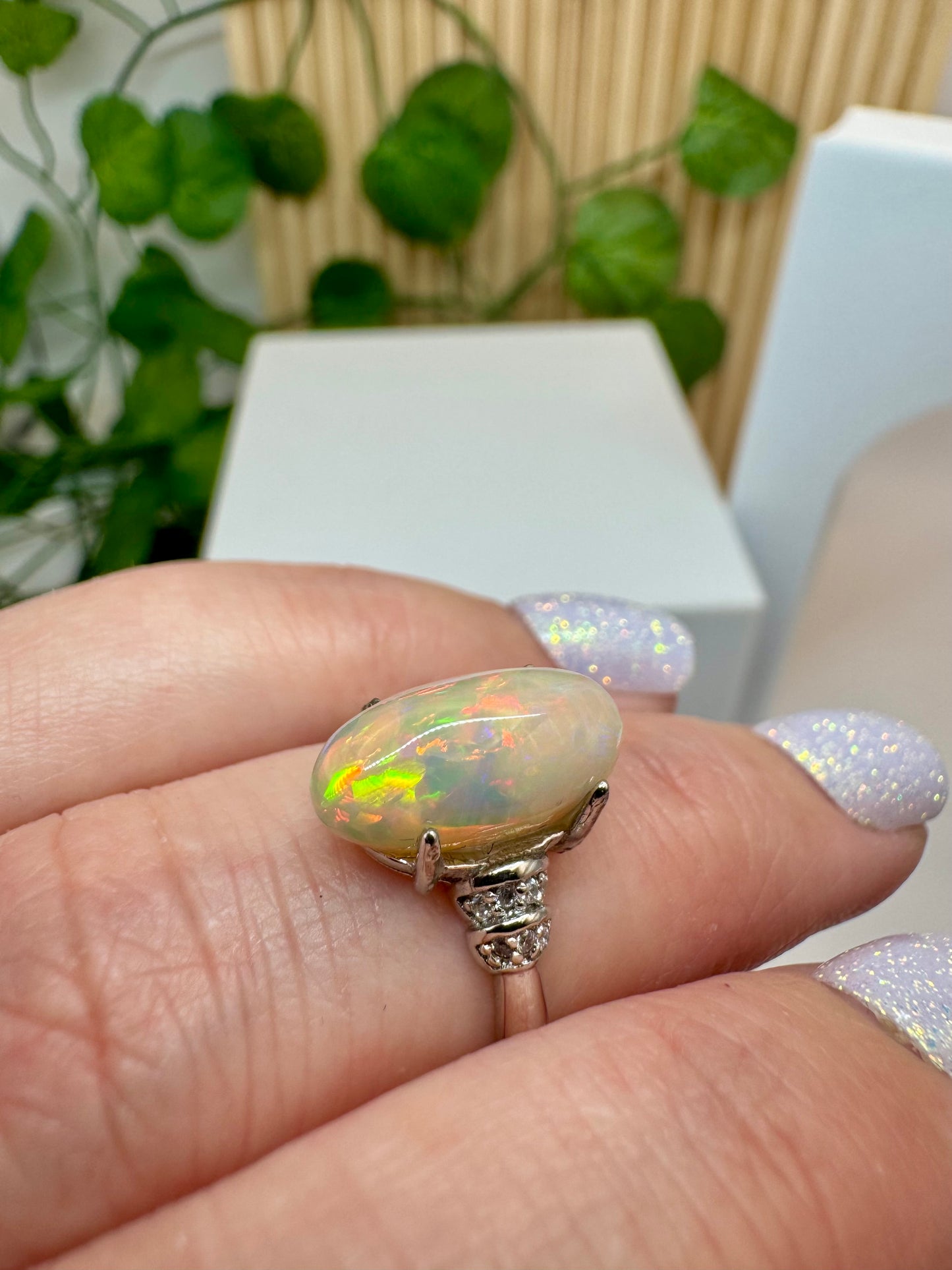 Bague réglable Opale Welo