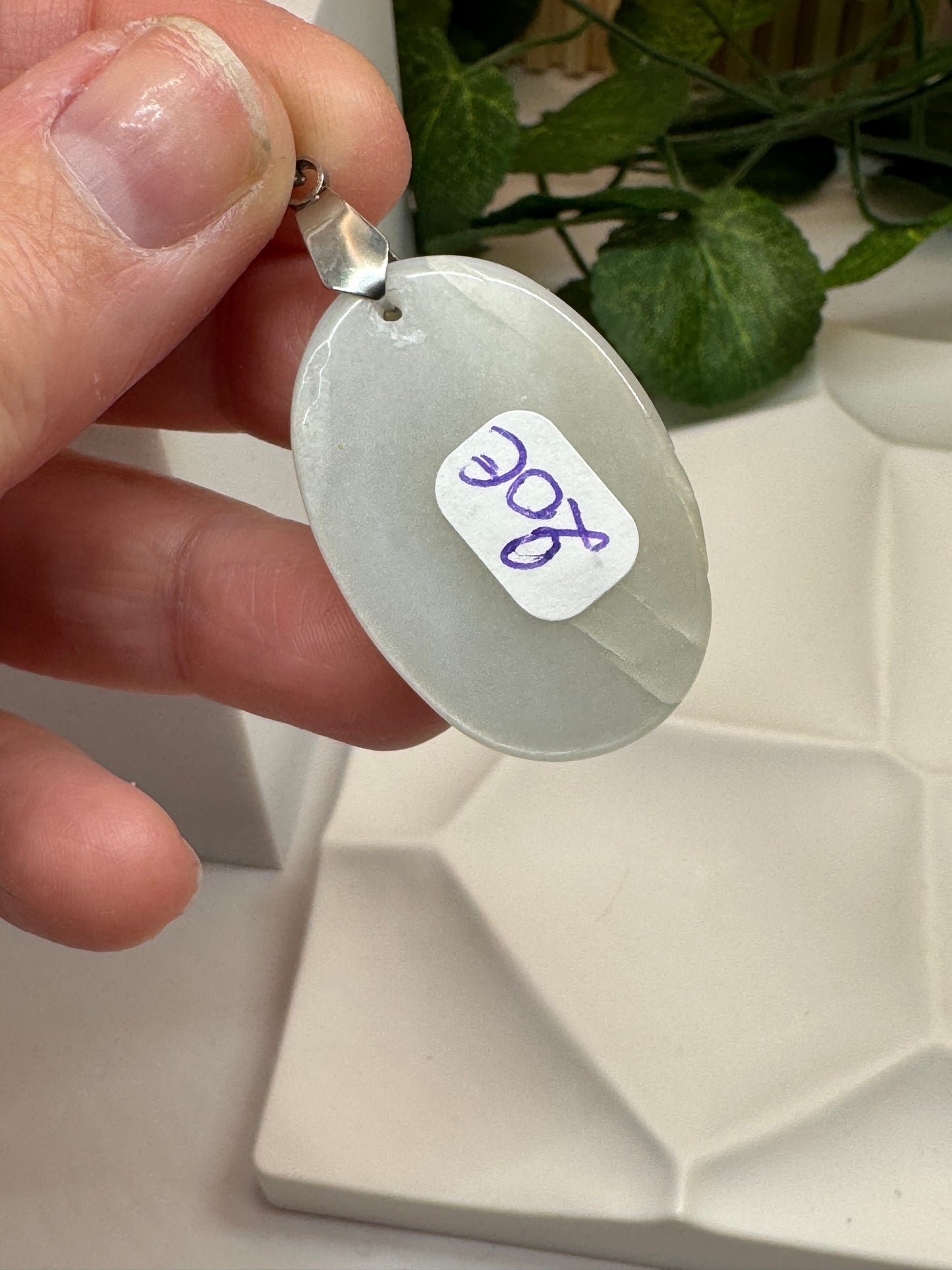 Pendentif Pierre de Lune blanche