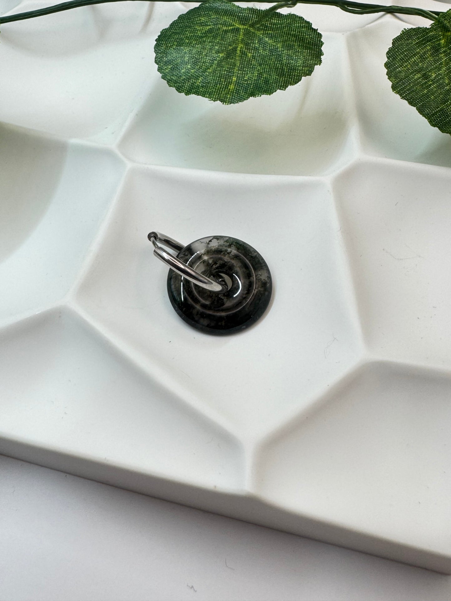 Donut Agate mousse 20mm