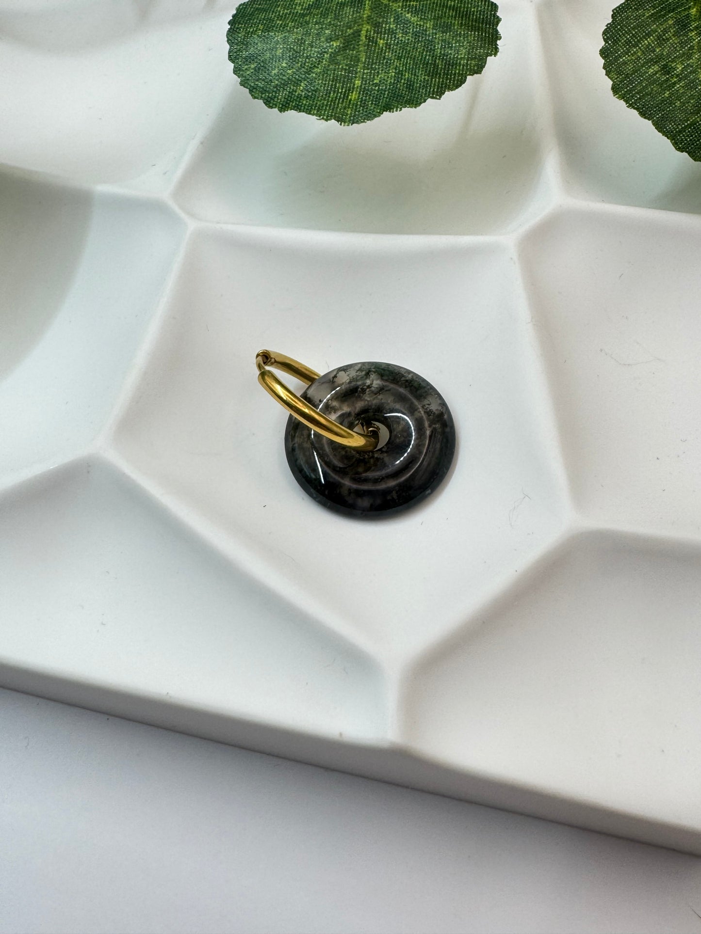 Donut Agate mousse 20mm