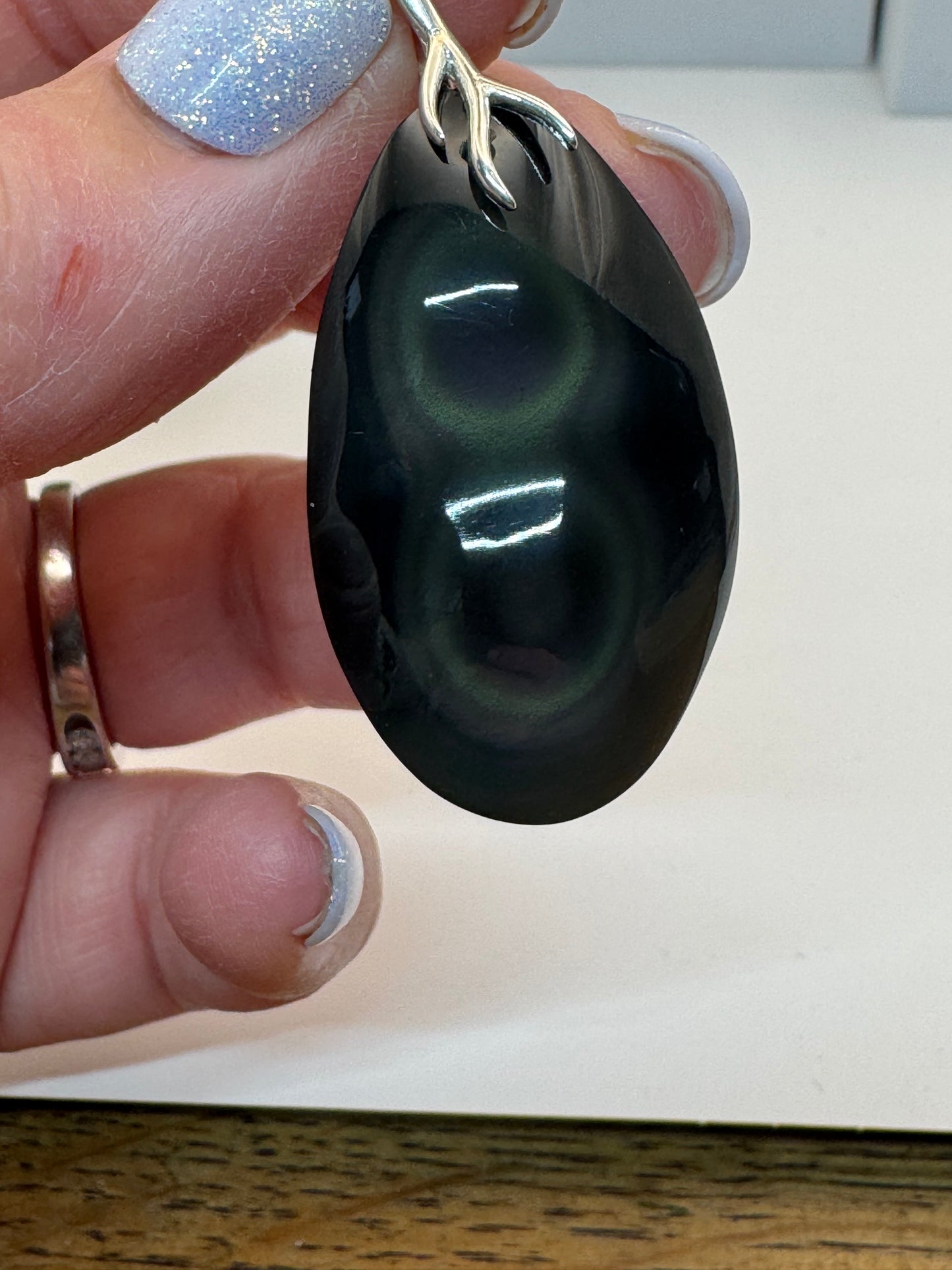 Pendentif Obsidienne Œil Céleste