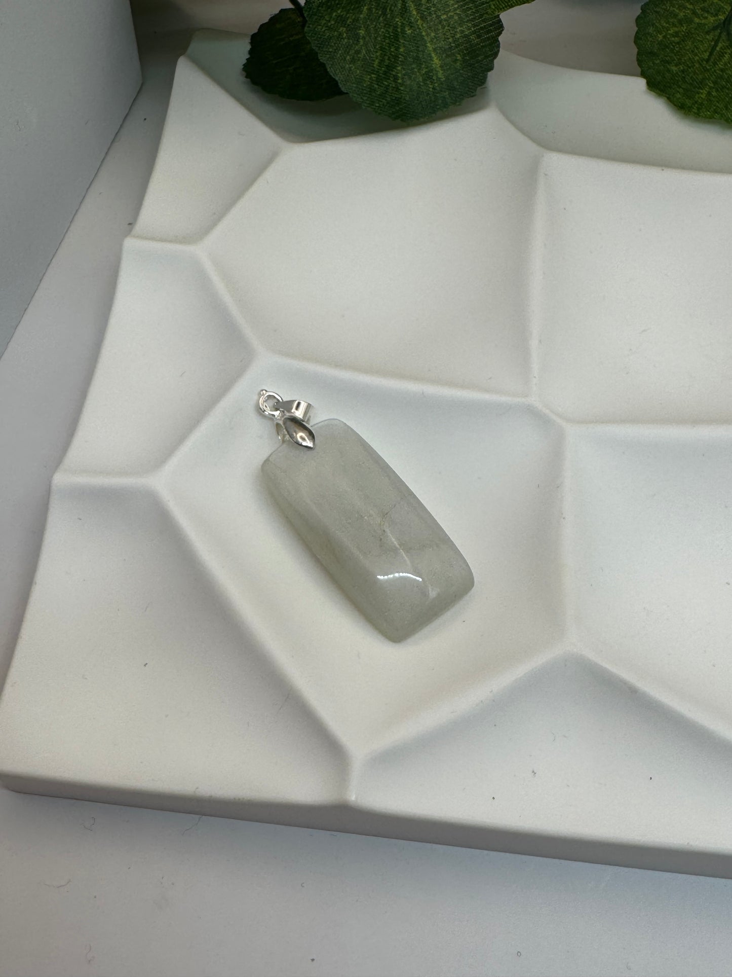 Pendentif Pierre de Lune blanche