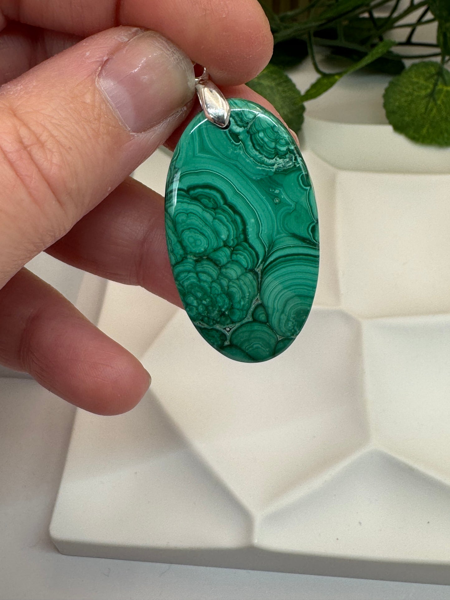 Pendentif Malachite