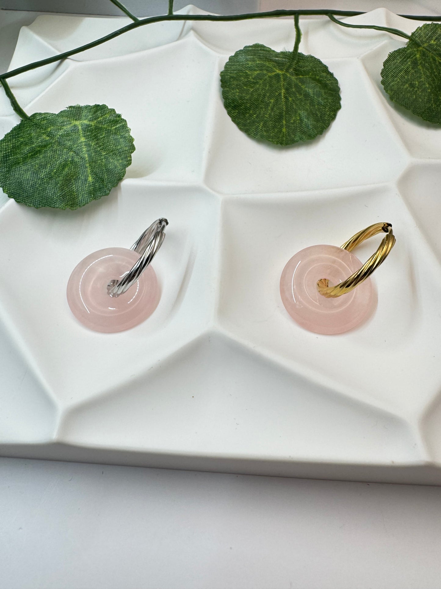 Donut Quartz Rose 20mm