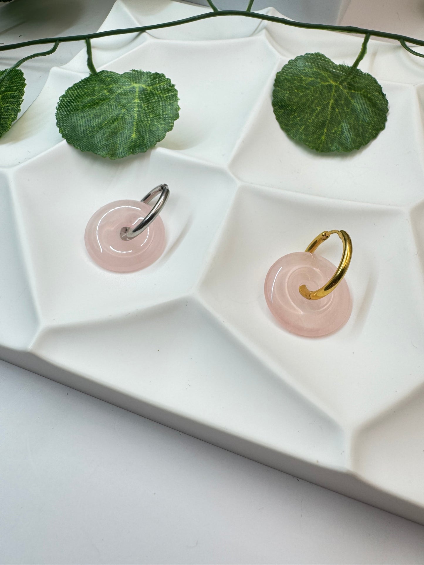 Donut Quartz Rose 20mm