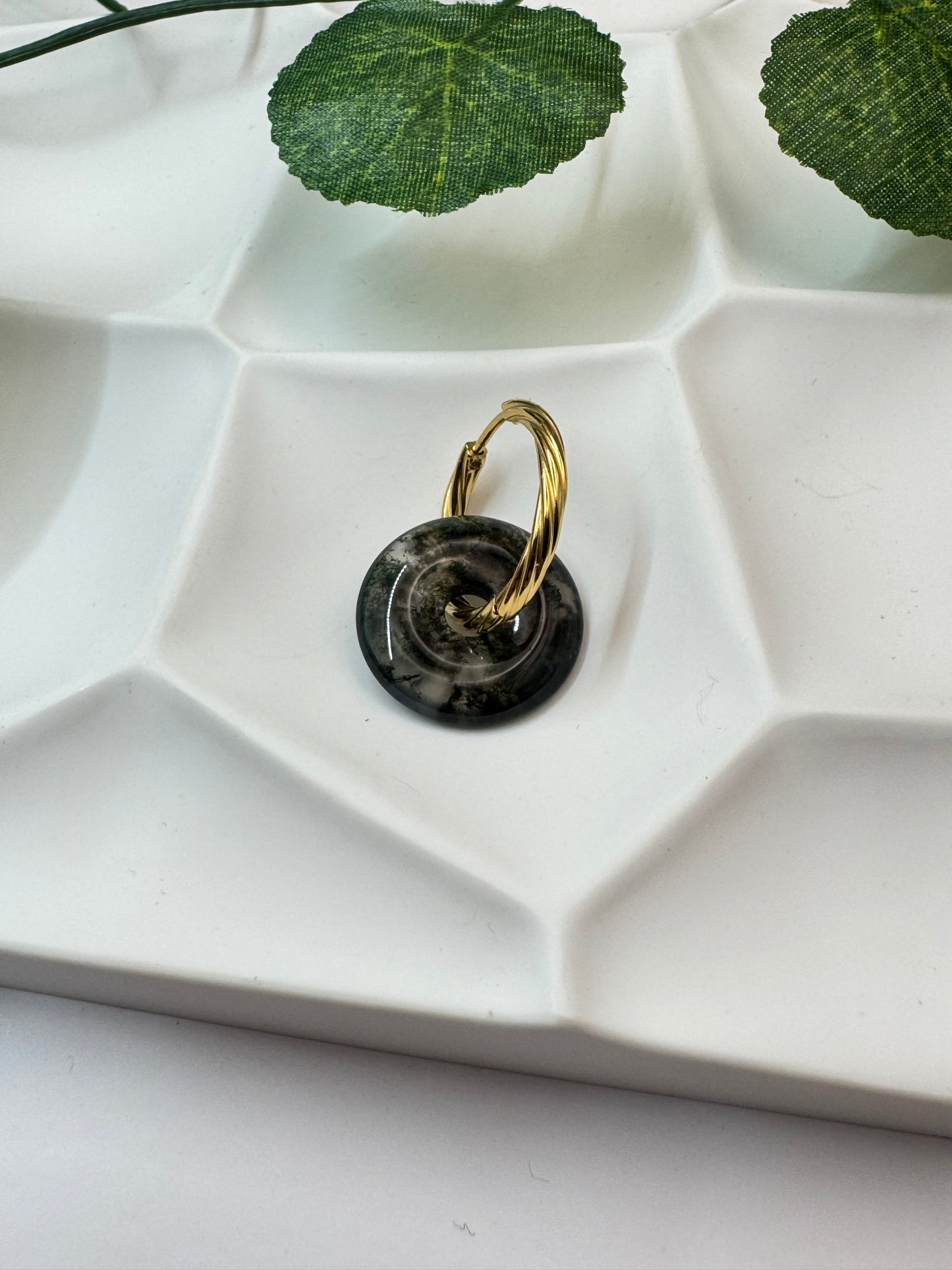 Donut Agate mousse 20mm