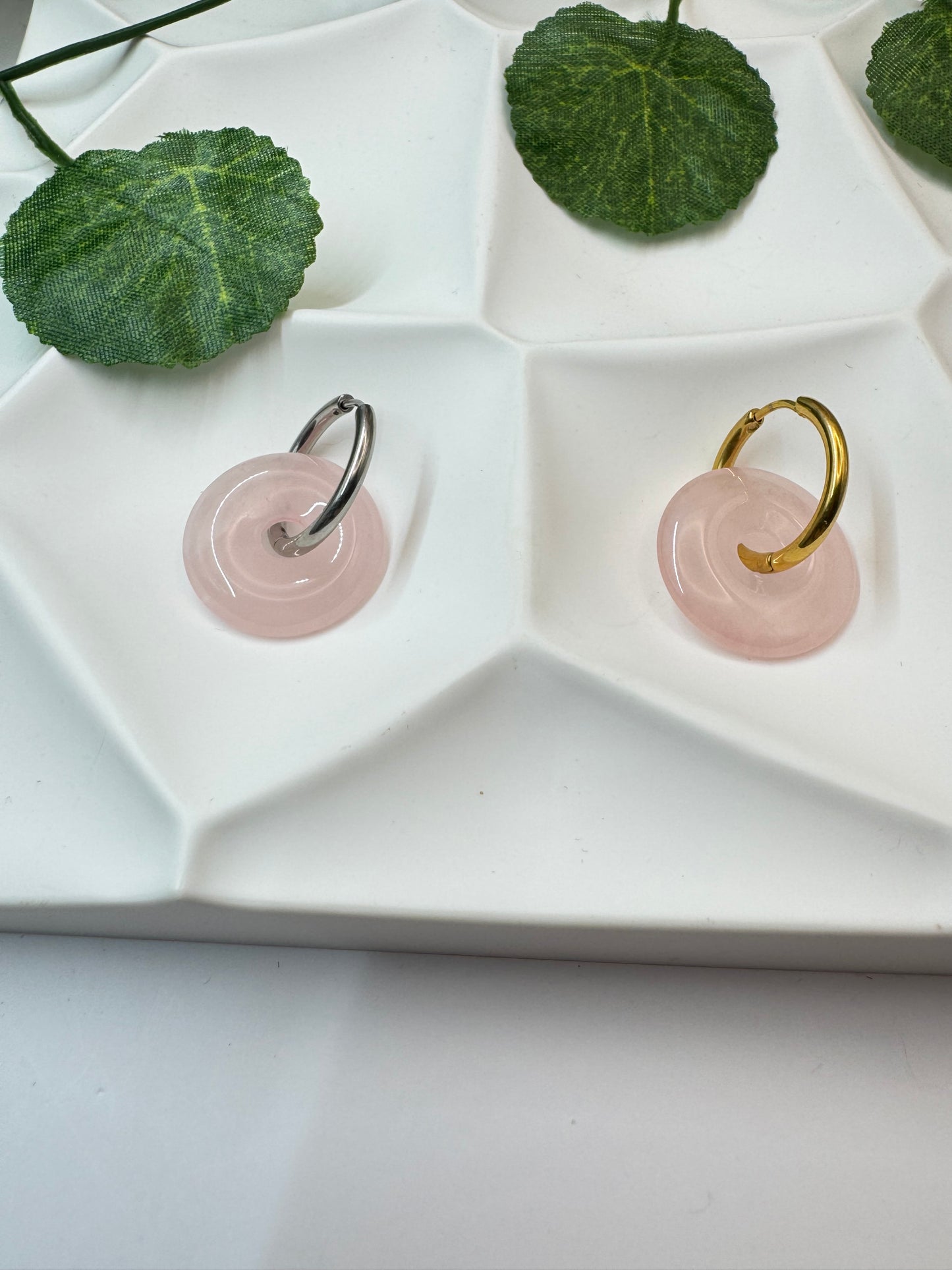Donut Quartz Rose 20mm