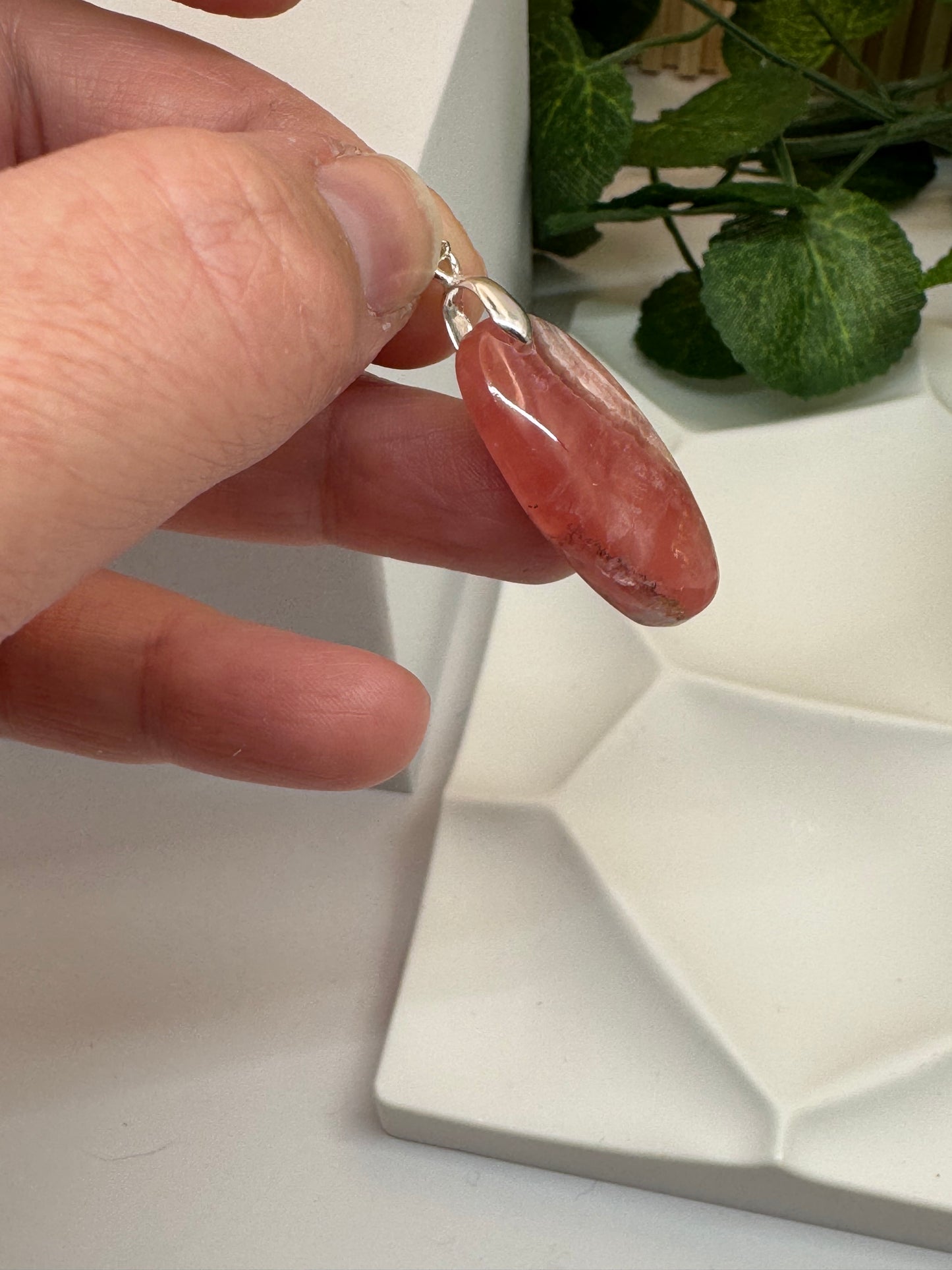 Pendentif Rhodocrosite