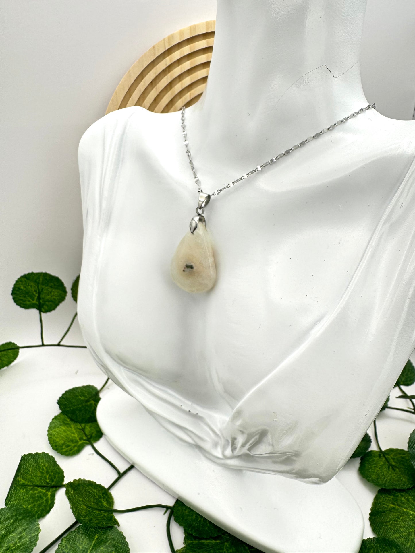 Pendentif Quartz Solaire goutte