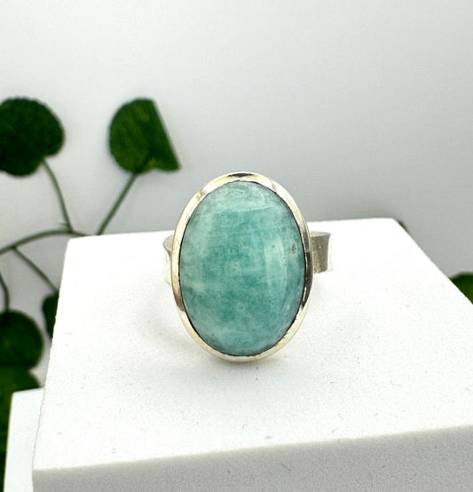 Bague Amazonite