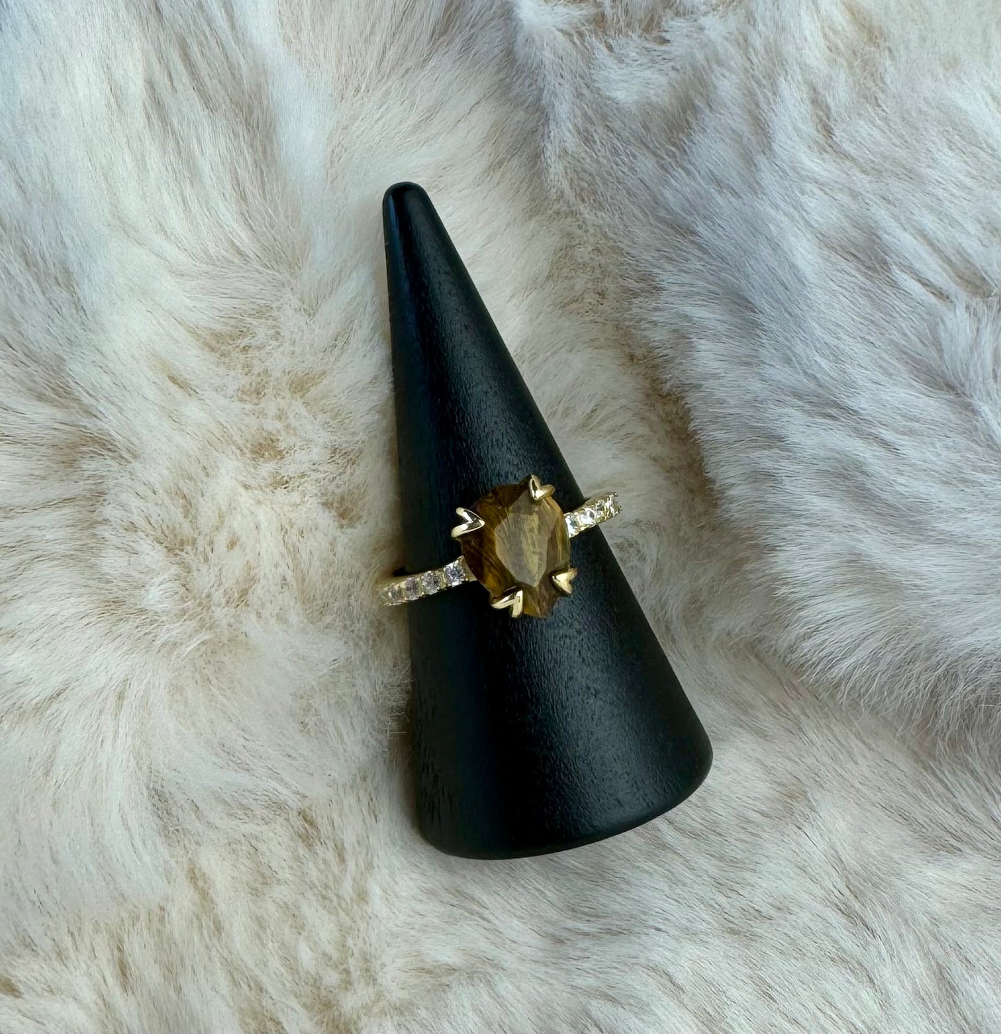 Bague Œil de Tigre Argent 925