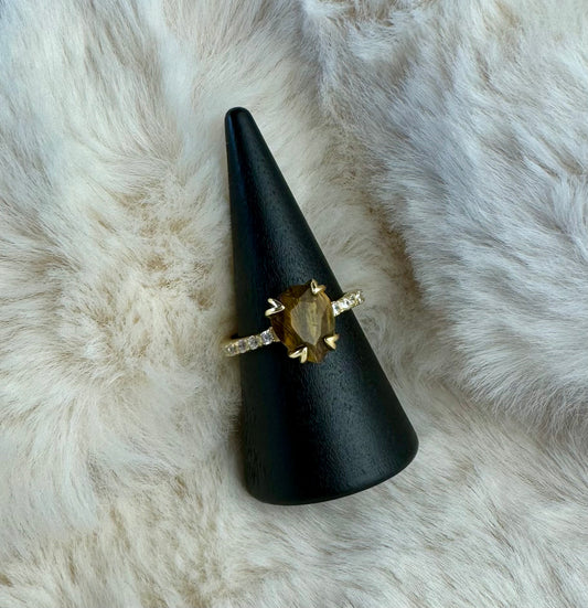 Bague Œil de Tigre Argent 925