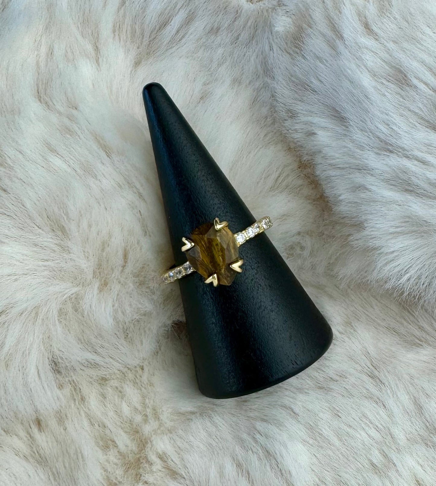 Bague Œil de Tigre Argent 925