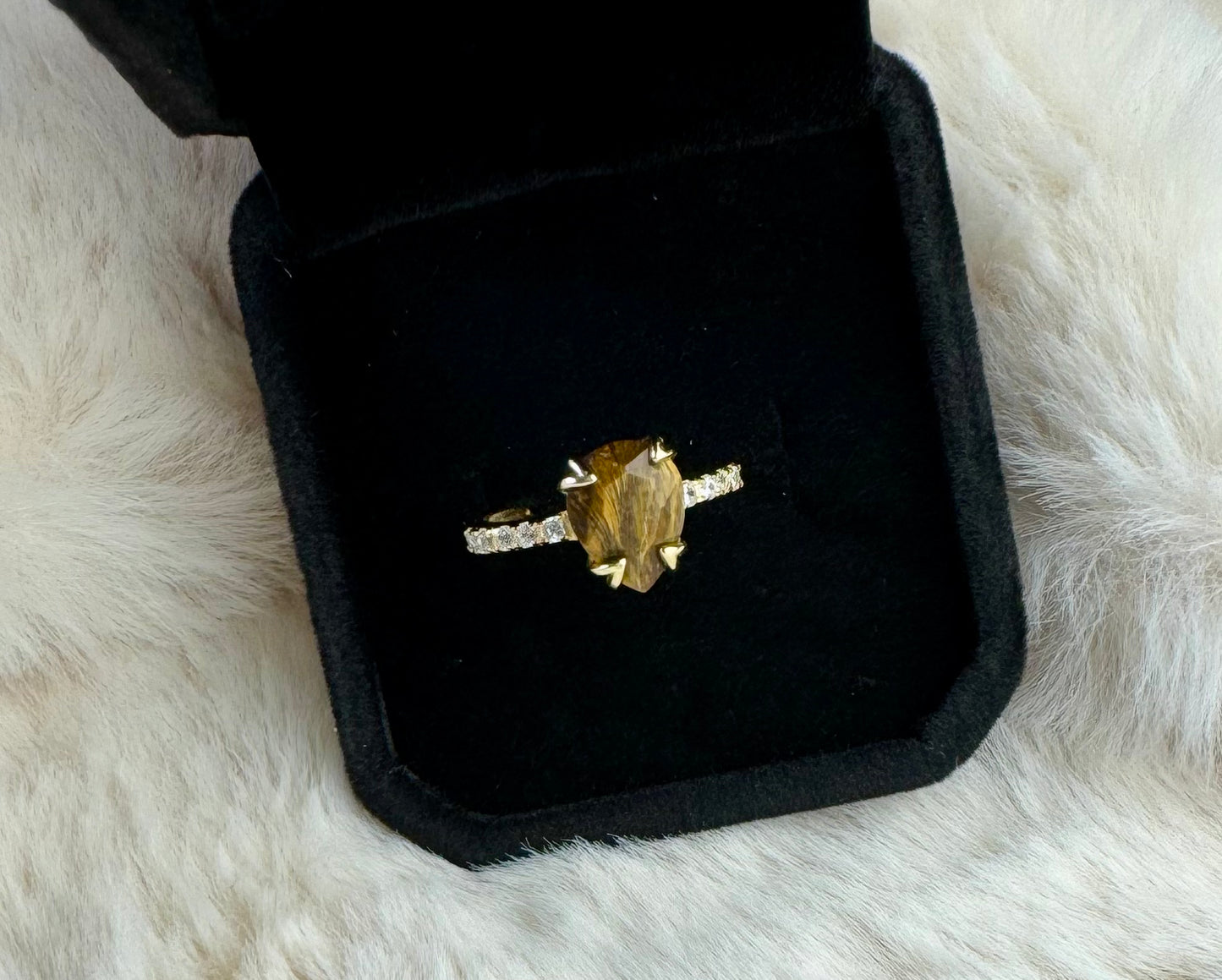 Bague Œil de Tigre Argent 925