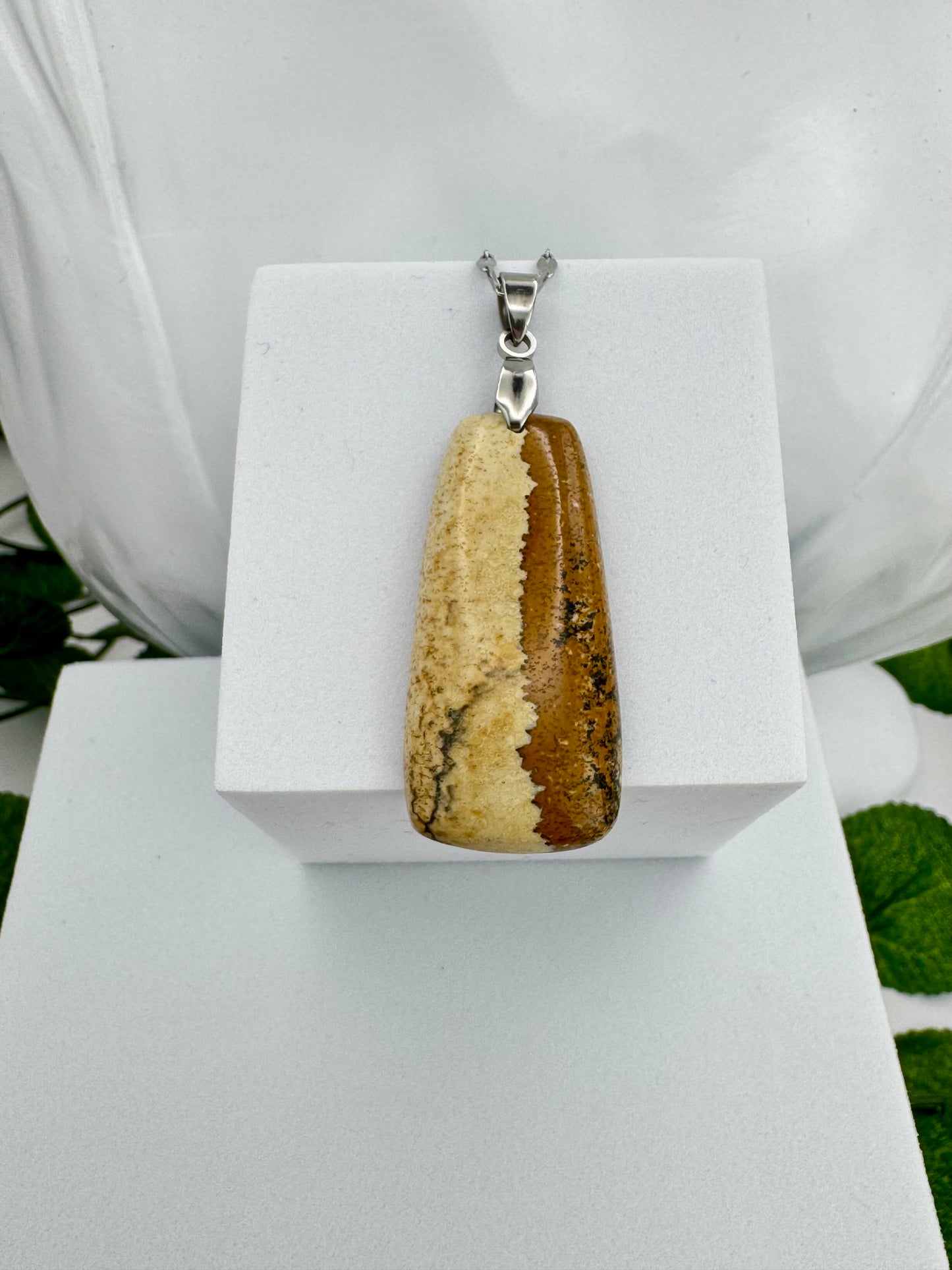 Pendentif Jaspe Paysage