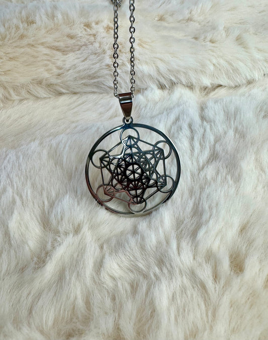 Collier Cube de Métatron