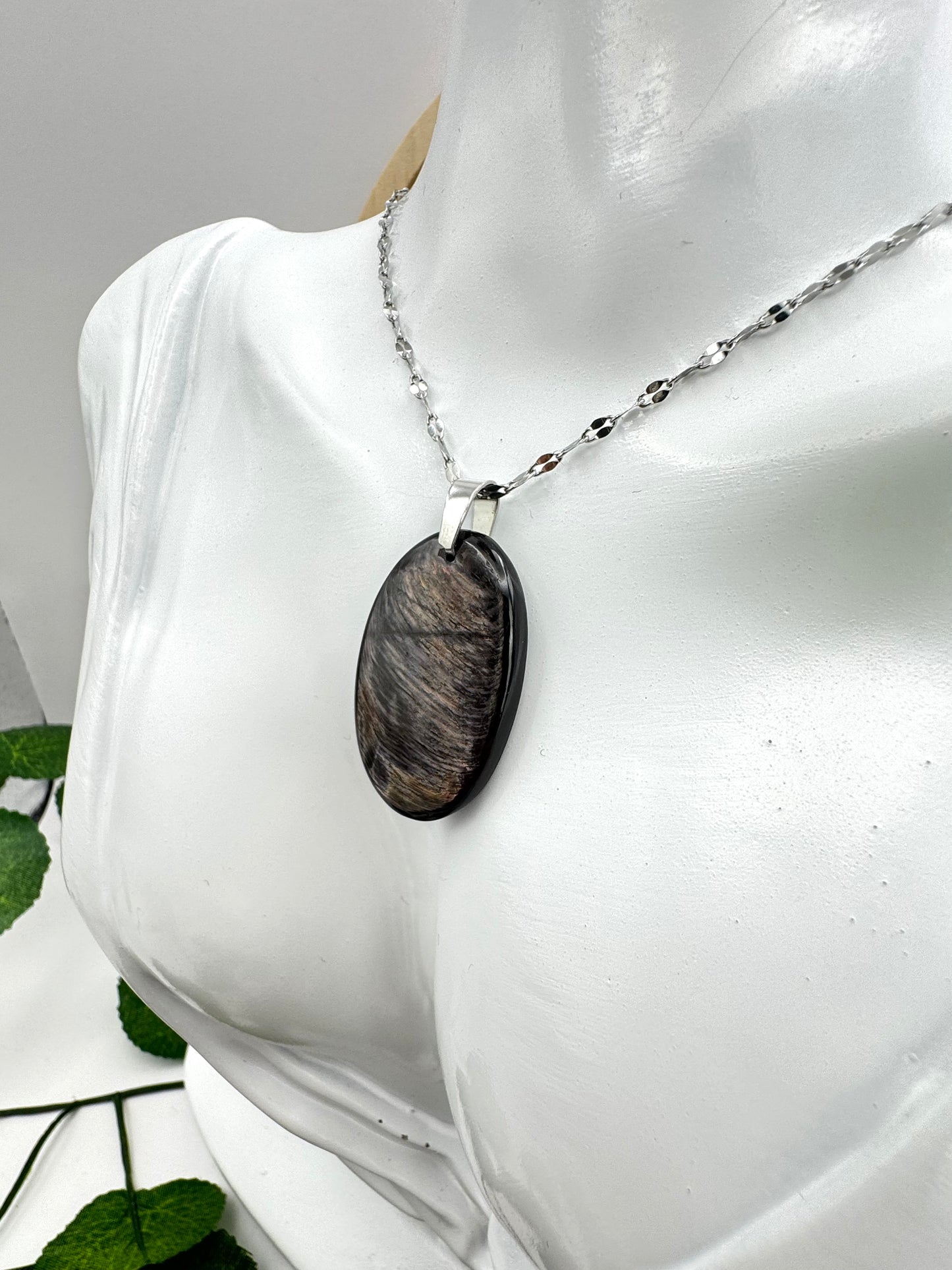 Pendentif Hypersthène