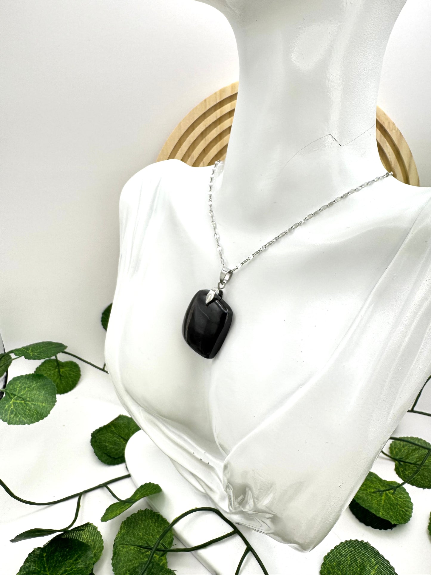 Pendentif Hypersthène carré