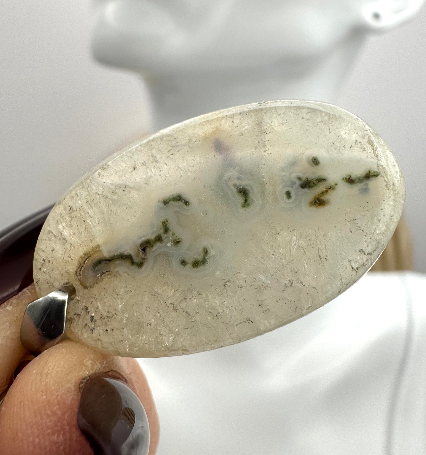Pendentif Quartz Solaire ovale