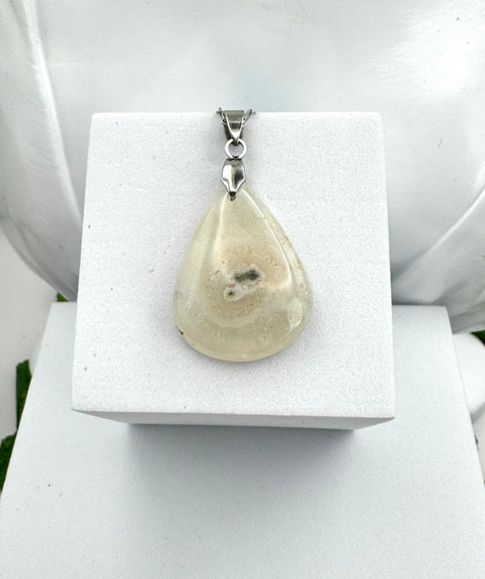 Pendentif Quartz Solaire goutte