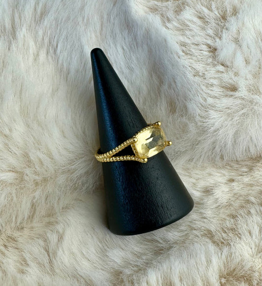 Bague Citrine Argent 925