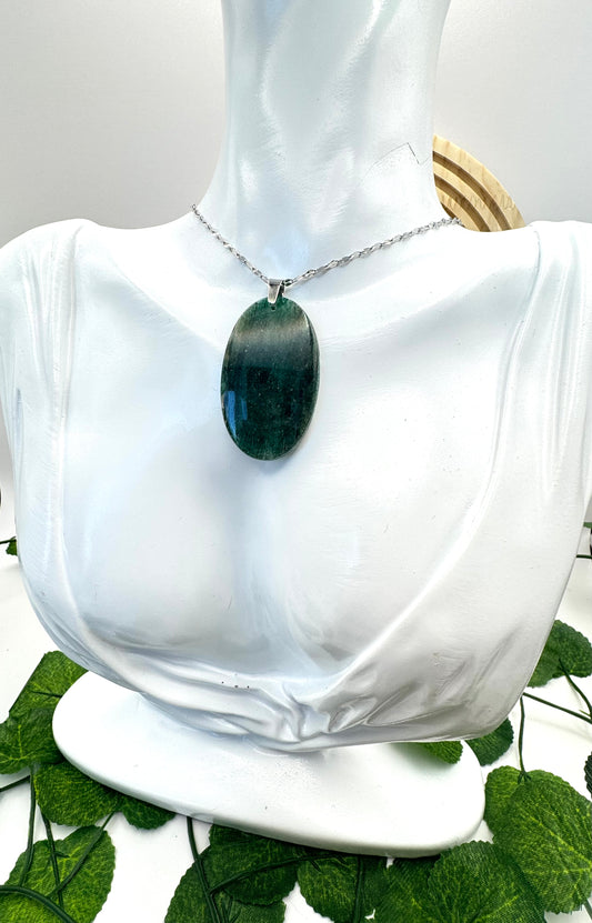 Pendentif Aventurine Verte qualité EXTRA